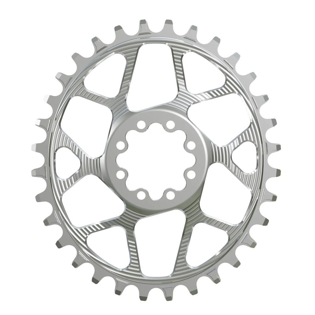 Works Components Oval Chainring SRAM 8-Bolt 32T Boost 3mm Slv