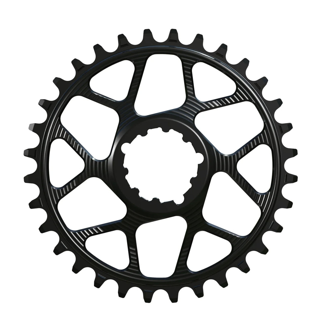 Works Components Round Chainring SRAM 3-Bolt 28T Boost 3mm Blk