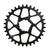 Works Components Round Chainring SRAM 3-Bolt 38T 6mm Offset Blk
