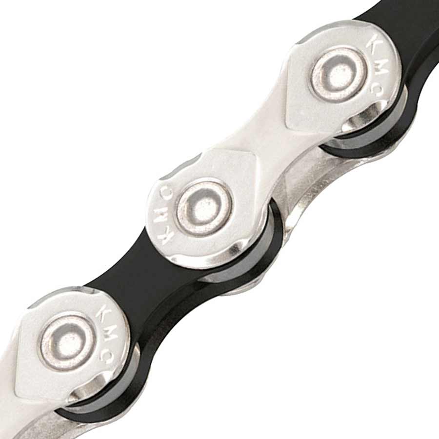 Chains KMC KMC X11 Chain - 11-Speed 118 Links Silver/Black Dark Slate Gray