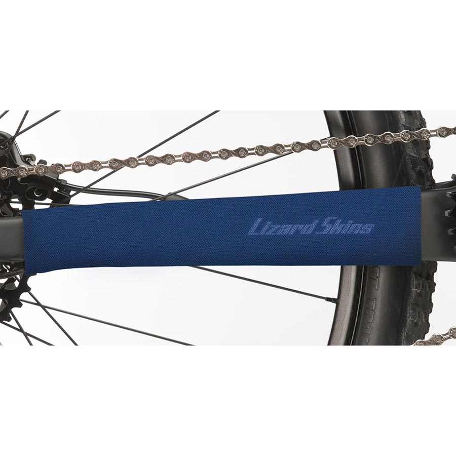 Chainstay/Frame Protection Lizard Skins Lizard Skins Chainstay Protector L Blue Neoprene White Smoke