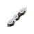 Chains KMC KMC S1 Chain - Single Speed 1/2" x 1/8" 112 Links Silver/Black Light Gray