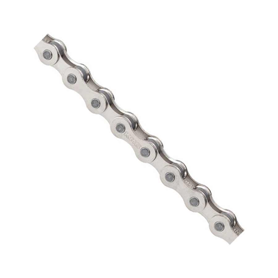 Chains KMC KMC S1 Chain - Single Speed 1/2" x 1/8" 112 Links Silver Light Gray