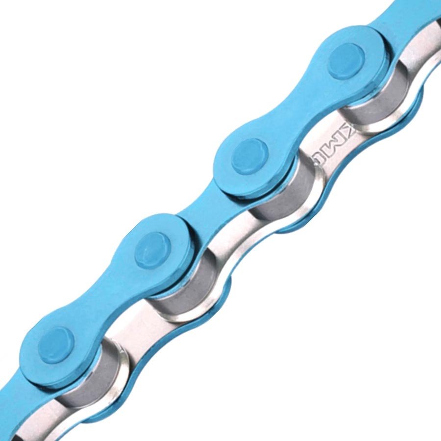 Chains KMC KMC S1 Chain Speed: 1 1/8 Links: 112 Baby Blue Cornflower Blue