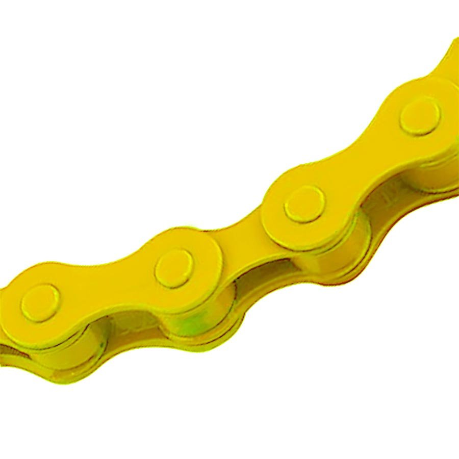 Chains KMC KMC S1 Chain Single Speed 1/8 Links: 112 Yellow Goldenrod