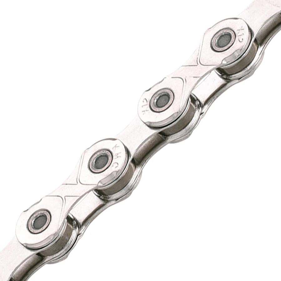 Chains KMC KMC X12 Chain - 12-Speed 126 Links Silver Bulk Box of 25 Antique White