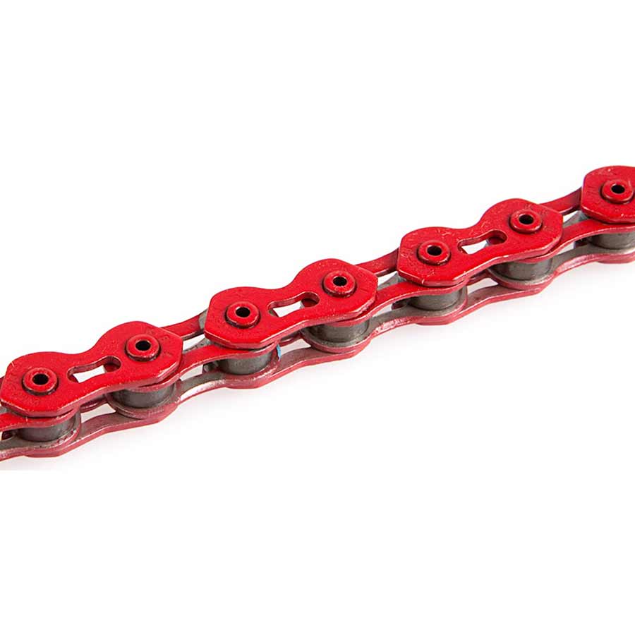Chains KMC KMC K1SL Wide Chain Speed: 1 1/8 Links: 100 Red Firebrick
