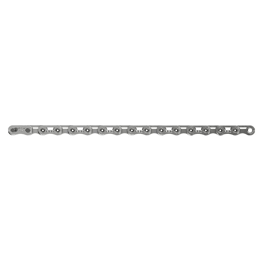 Chains SRAM SRAM RED Flattop Chain - 12/13-Speed 126 Links Flattop PowerLock Silver E1 Light Slate Gray