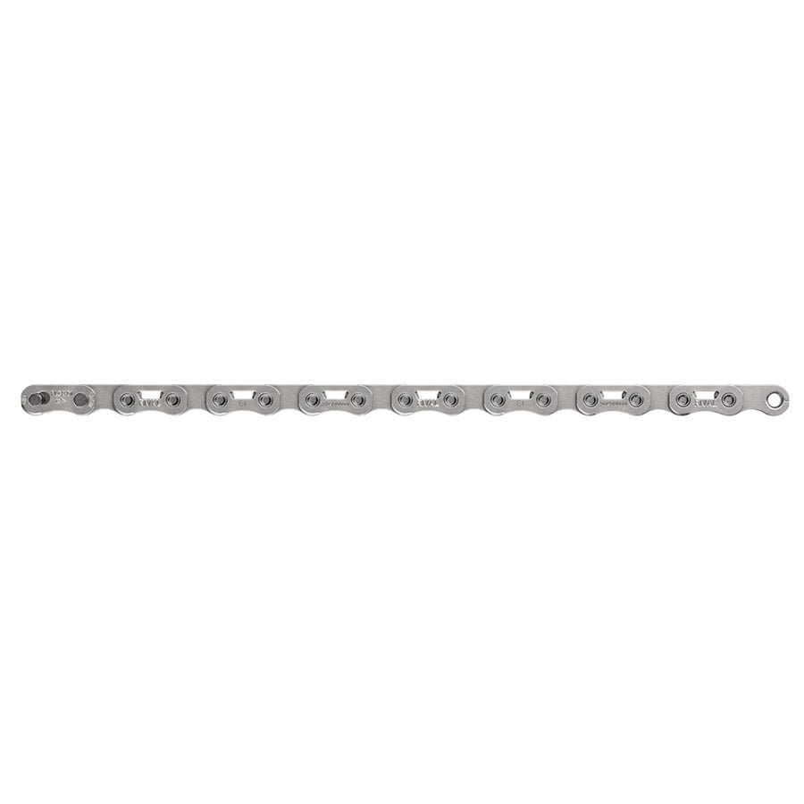 Chains SRAM SRAM Rival Flattop Chain - 12/13-Speed 114 Links PowerLock Connector Silver E1 Dark Gray