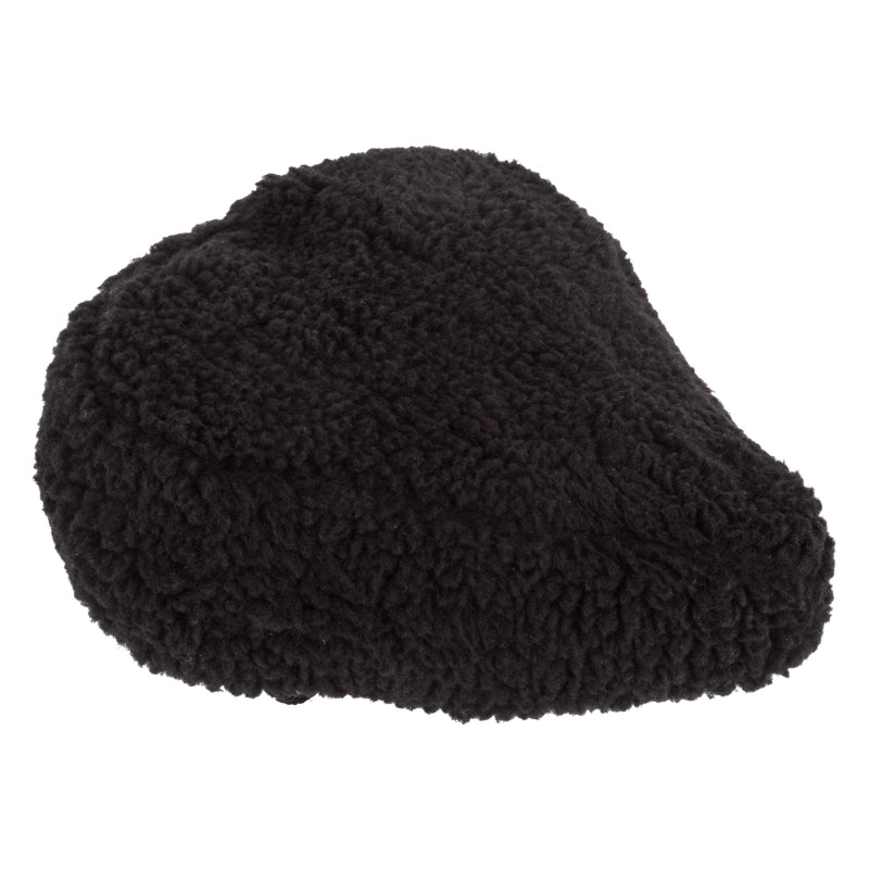 Saddles Sunlite Sunlite Fur Seat Cover Cruiser Black 10.5x10.25` Black
