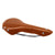 Saddles Origin8 Origin8 Classic Leather Saddle  Chromoly Leather Honey 280mmx155mm Saddle Brown