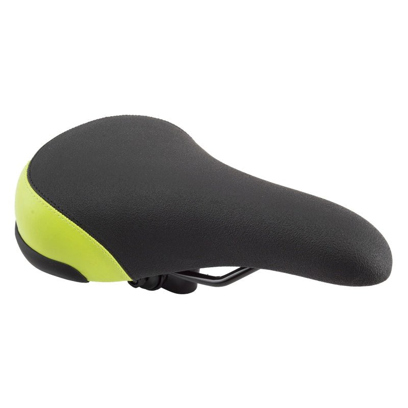 Saddles Black ops Black ops Sole-Rider BMX Steel PVC Black/Green 260mmx160mm Dark Slate Gray