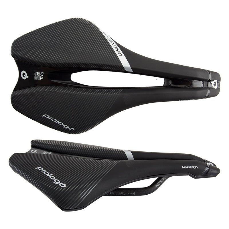 Saddles Prologo Prologo Dimension Nack  Nack Light Foam Microfiber Black 245mmx143mm 149g PAS Dark Slate Gray