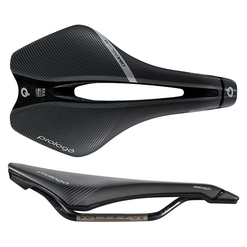 Saddles Prologo Prologo Dimension T4.0  T4.0 Light Foam Microfiber Black 245mmx143mm PAS Dark Slate Gray