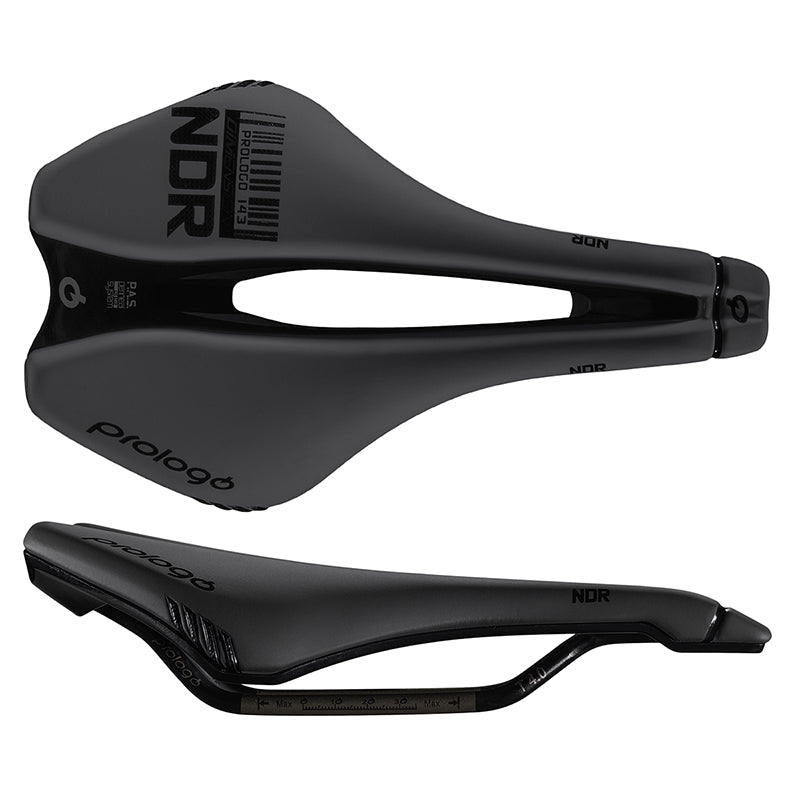 Saddles Prologo Prologo Dimension NDR T4.0 Enduro/MTB T4.0 NDR Microfiber Grey/Black 245mmx143mm 218g PAS Dark Slate Gray