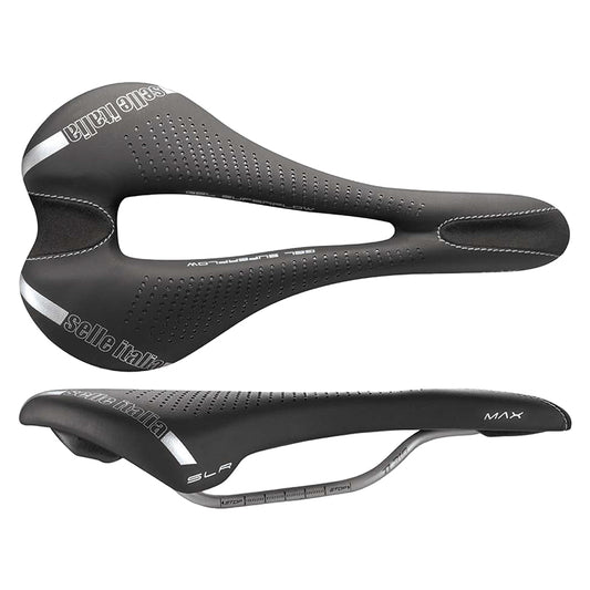 Selle Italia Max SLR Gel Superflow Saddle - Titanium Black L3