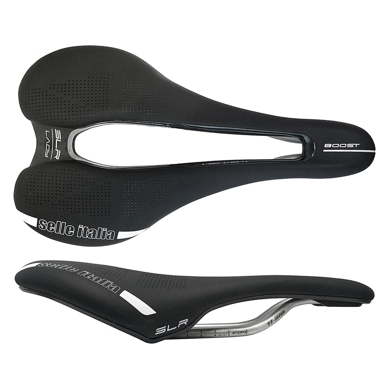 Saddles Selle Italia Selle Italia SLR Boost Lady Superflow Saddle - Titanium Black Womens L3 Dark Slate Gray