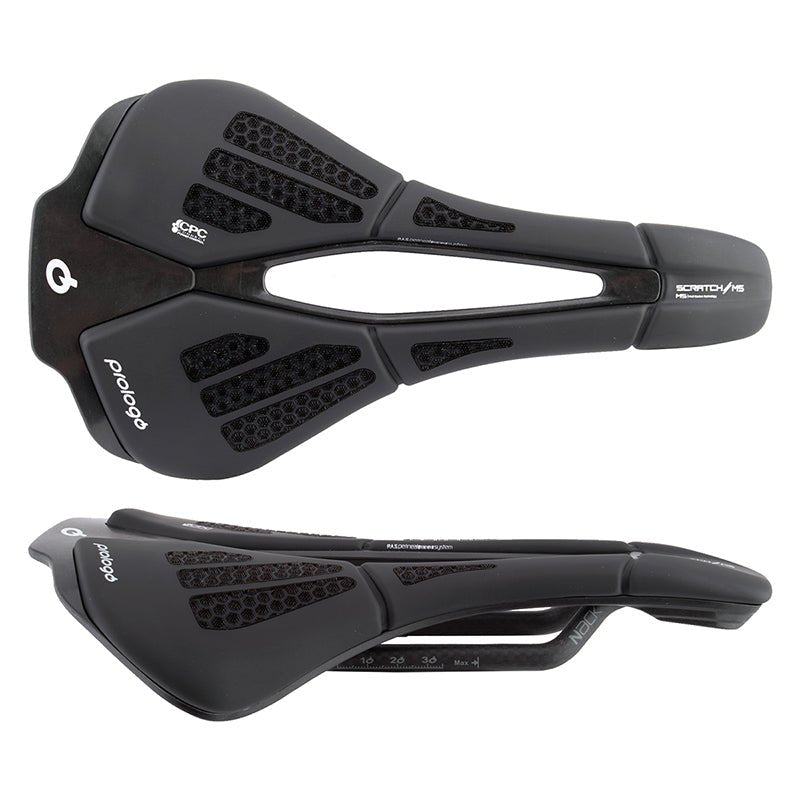 Saddles Prologo Prologo Scratch M5 PAS CPC Road/Off-Road Nack MSS Hard Black 250mmx140mm 129g CPC/PAS Dark Slate Gray