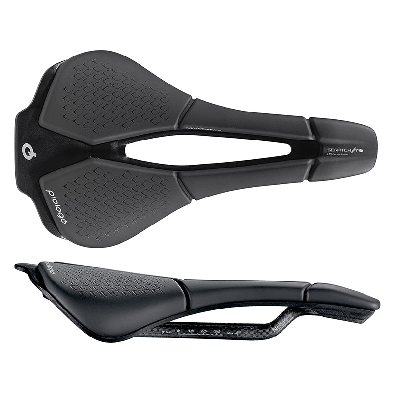Saddles Prologo Prologo Scratch M5 PAS Road/Off-Road Nack MSS Hard Black 250mmx140mm 129g PAS Dark Slate Gray
