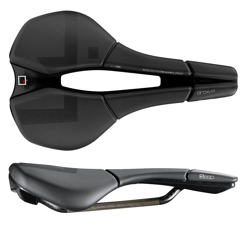 Saddles Prologo Prologo Proxim W650 Sport E-Bike T2.0 MSS Hard Black 250mmx155mm 235g PAS Dark Slate Gray