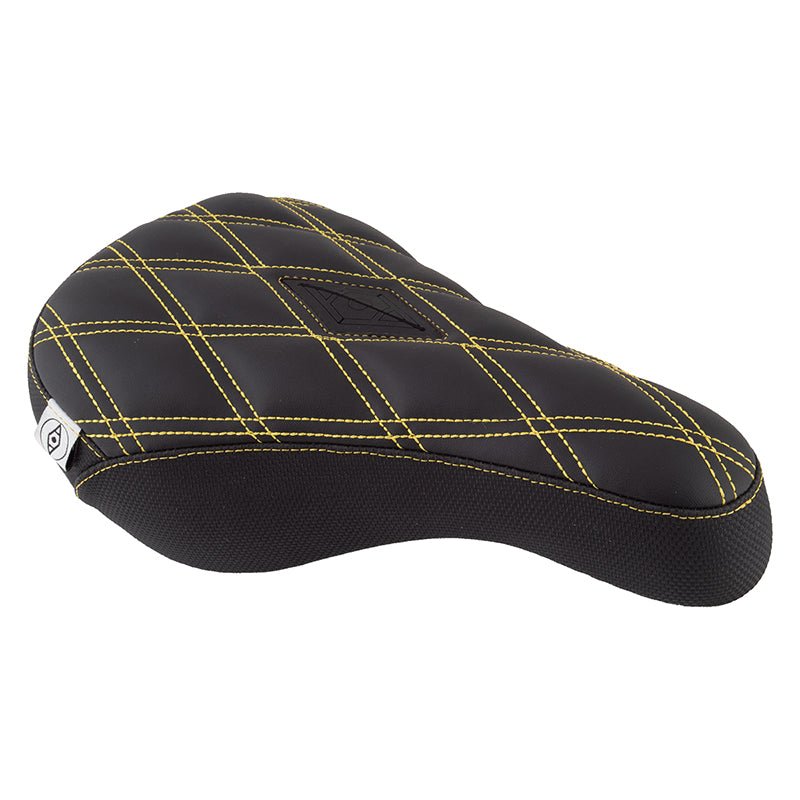 Saddles Alienation Alienation Gripper BMX Pivotal Vegan Leather Gold 235mmx140mm 400g Dark Slate Gray
