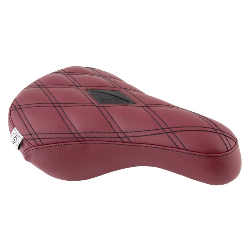 Saddles Alienation Alienation Gripper BMX Pivotal Vegan Leather Maroon 235mmx140mm 400g Dim Gray