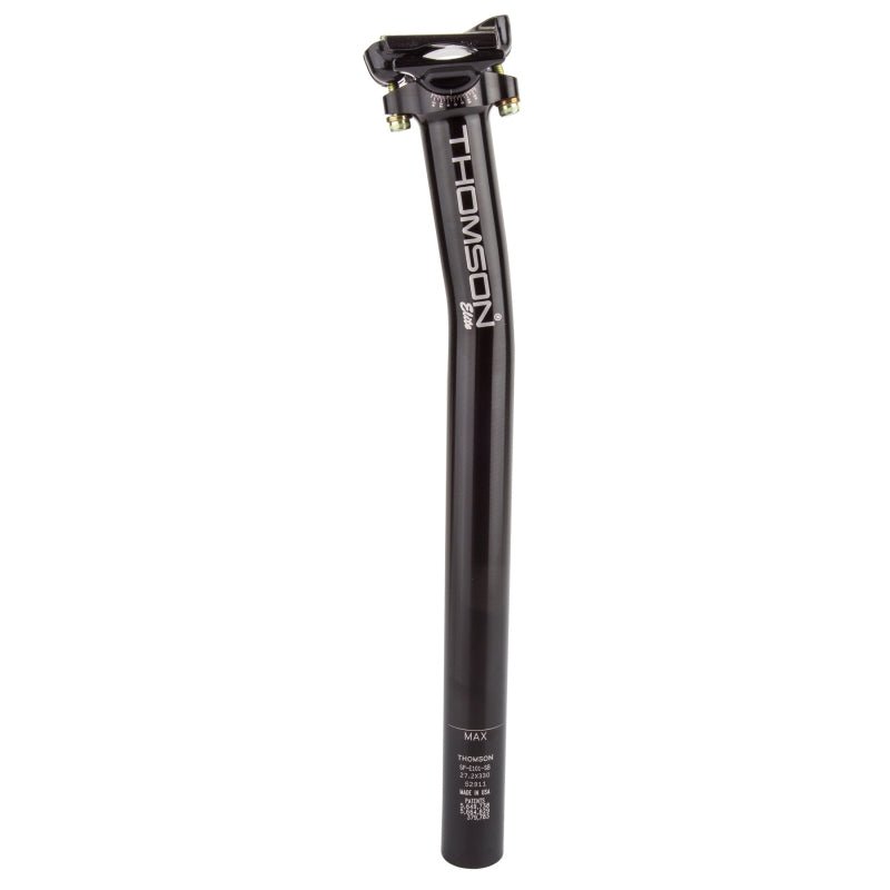 Seatpost Thomson Thomson Elite Setback Seatpost 27.2 x 330 Black Dark Slate Gray