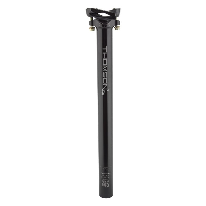 Seatpost Thomson Thomson Elite 7000 Post  27.0mm 330mm Black Aly 0mm 216g Dim Gray