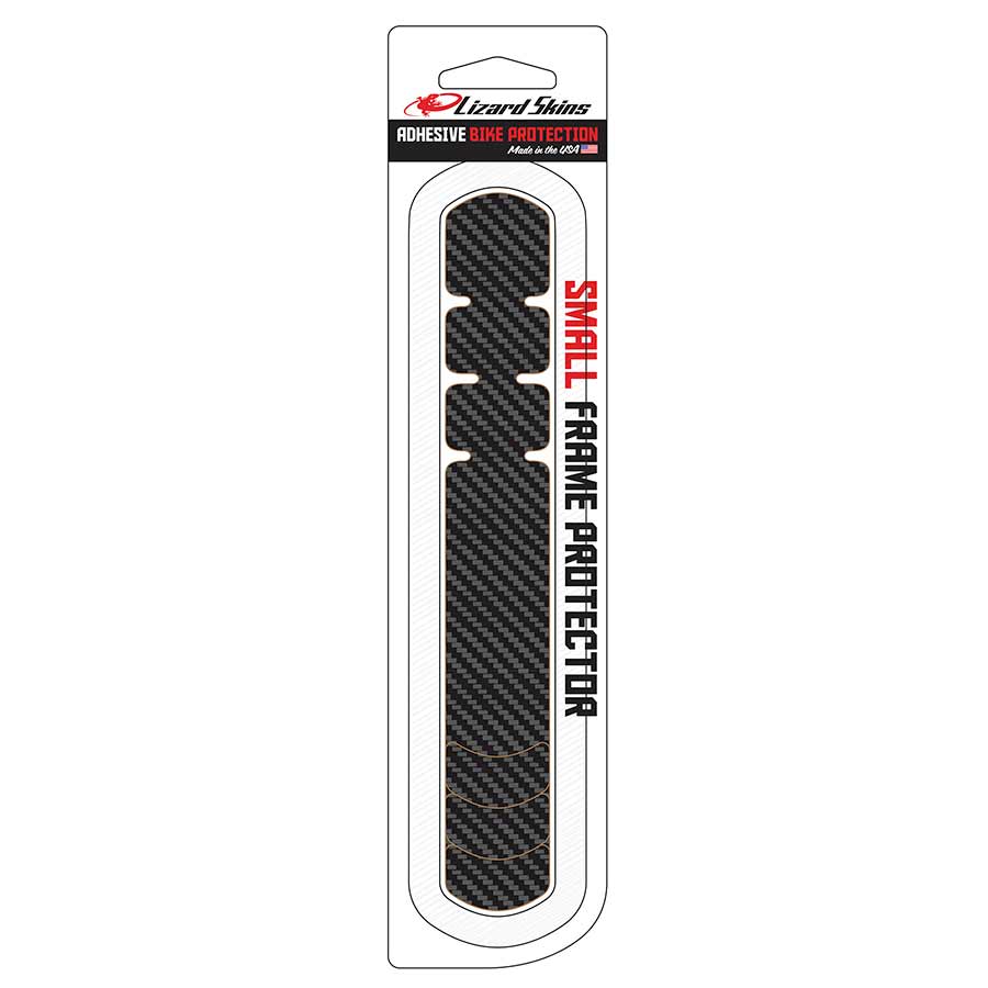 Chainstay/Frame Protection Lizard Skins Lizard Skins Adhesive Bike Protection Small Frame Protector: Carbon Leather Dark Slate Gray