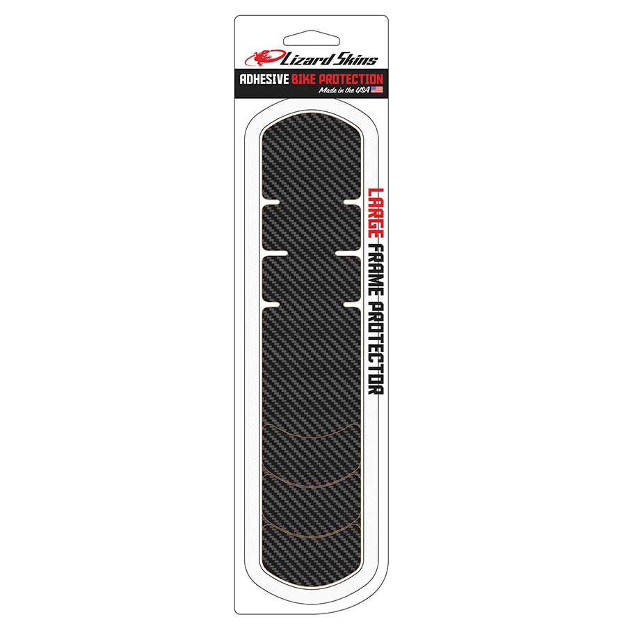 Chainstay/Frame Protection Lizard Skins Lizard Skins Adhesive Bike Protection Large Frame Protector: Carbon Leather Misty Rose