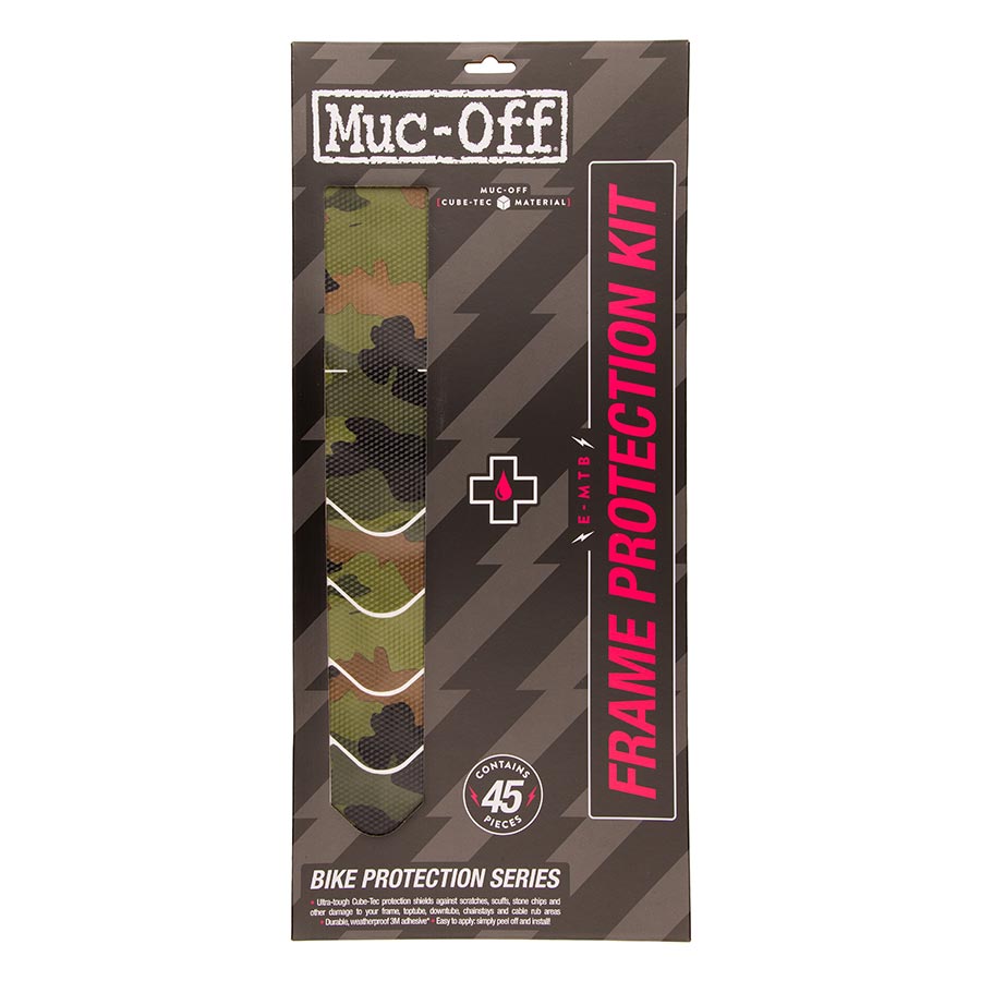 Chainstay/Frame Protection Muc-Off Muc-Off E-MTB Frame Protection Kit - 45-Piece Kit Camo Dark Slate Gray