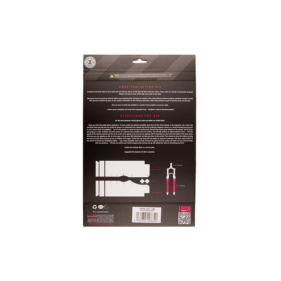 Chainstay/Frame Protection Muc-Off Muc-Off Fork Protection Kit - 8-Piece Kit Camo Dark Slate Gray