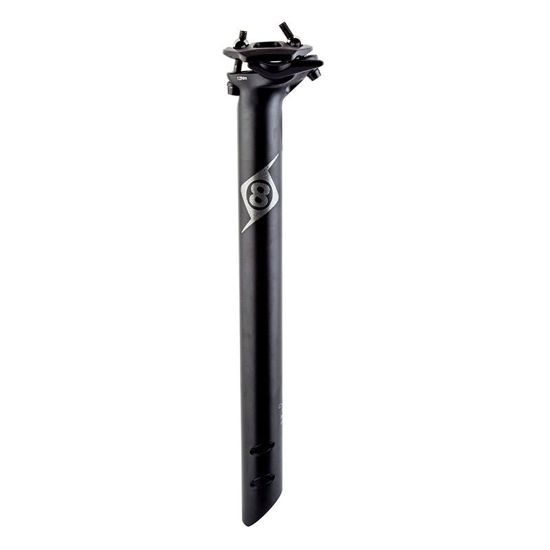Seatpost Origin8 Origin8 Spire II Seatpost  27.2mm 350mm Black AL6061 15mm Dark Slate Gray