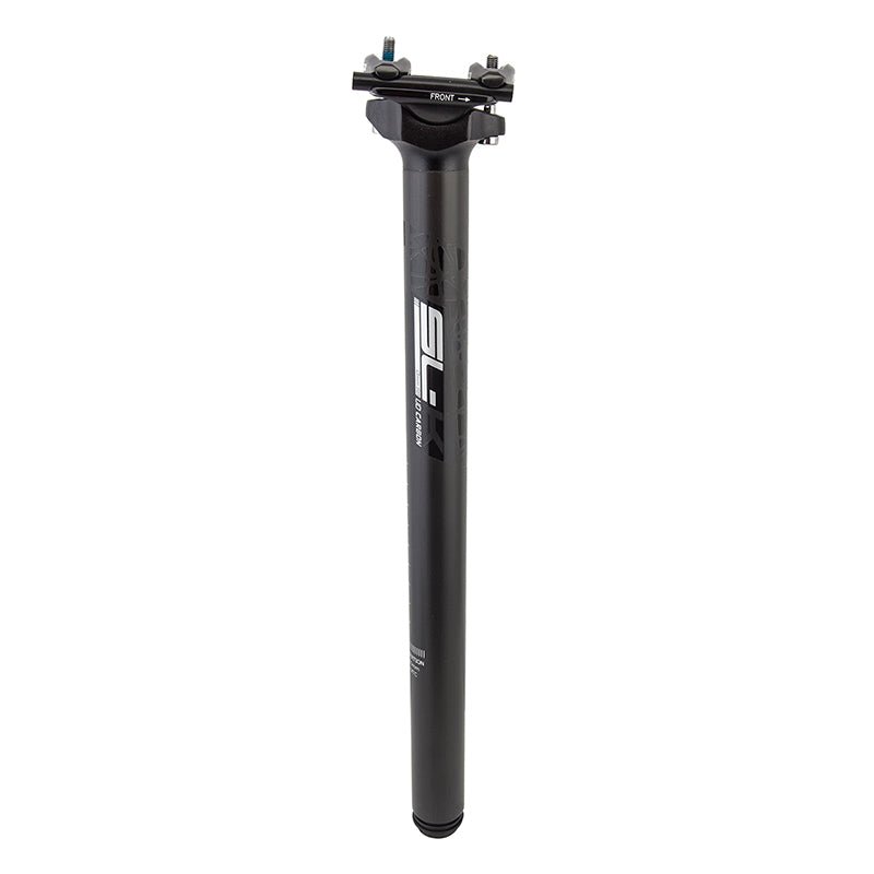 Seatpost FSA Full speed ahead SLK Carbon Di2 Di2 Compatible 27.2mm 350mm Blk/Crbn Carbon 0mm Dark Slate Gray