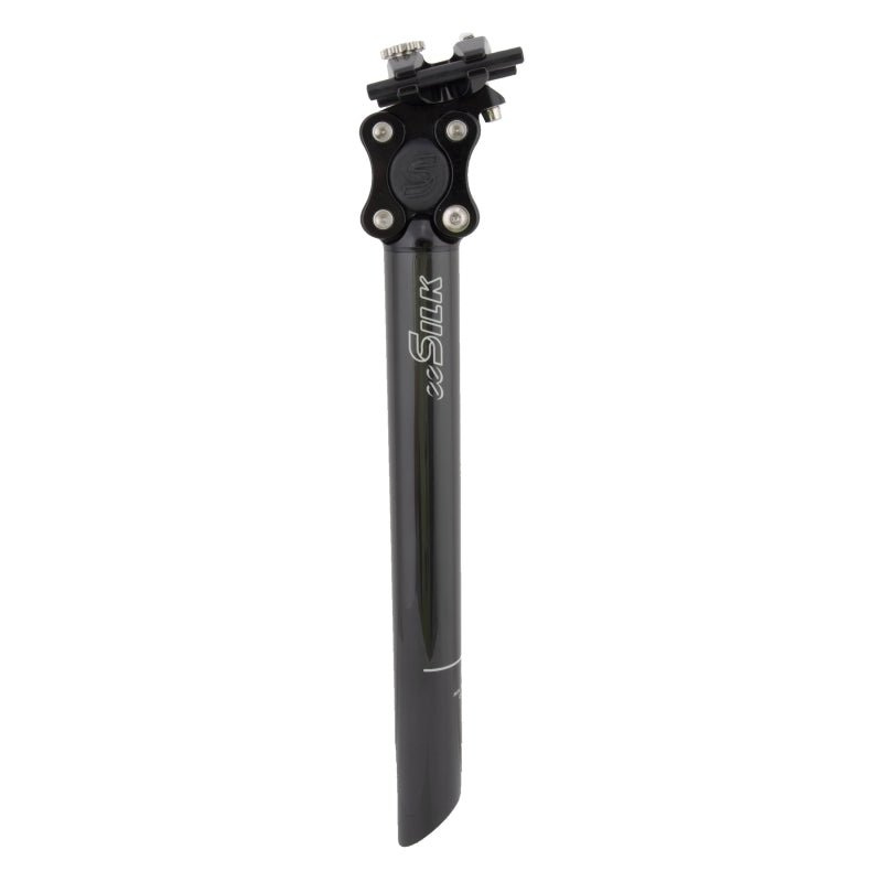 Suspension Seatpost Cane Creek Cane Creek eeSilk Suspension Seatpost - Carbon 27.2 x 350mm 20mm Travel BLK Dark Slate Gray