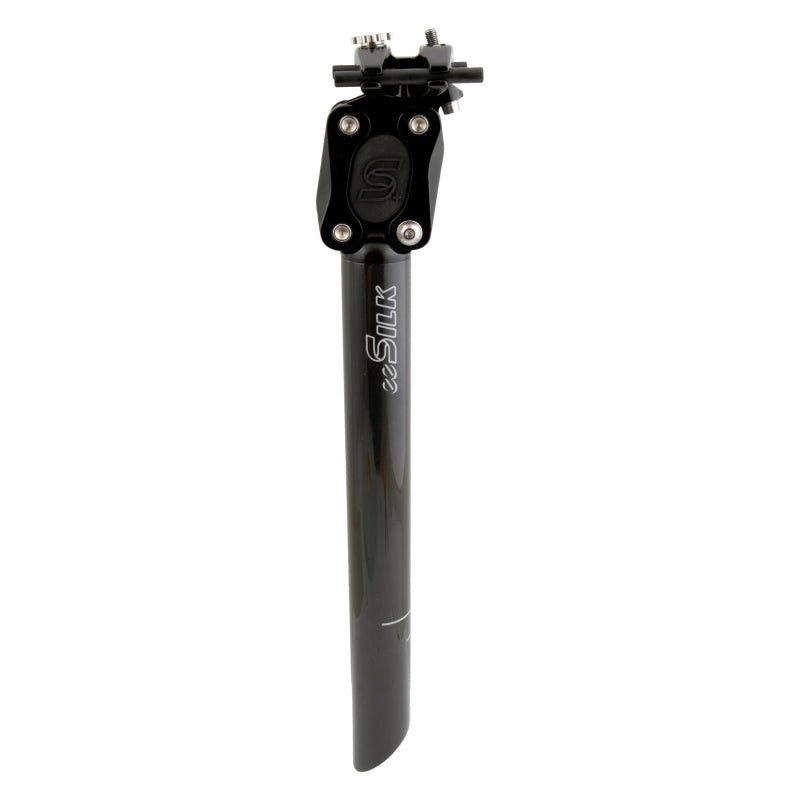 Suspension Seatpost Cane Creek Cane Creek eeSilk+ Suspension Seatpost - Carbon 31.6 x 362mm 35mm Travel BLK Dark Slate Gray