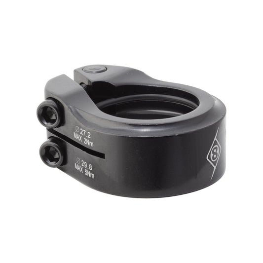 Seatpost Origin8 Origin8 Clampdown Double Seatpost Clamp  29.8 / 27.2 Black AL6061 Dark Slate Gray