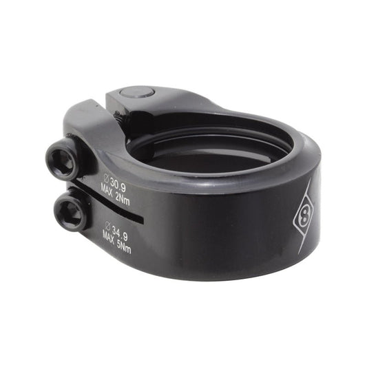 Seatpost Origin8 Origin8 Clampdown Double Seatpost Clamp  34.9 / 30.9 Black AL6061 Dark Slate Gray