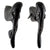 Brake/Shift Lever - Drop Bar Campagnolo Campagnolo Veloce Ergopower Shifter Set 10-Speed Black Dark Slate Gray