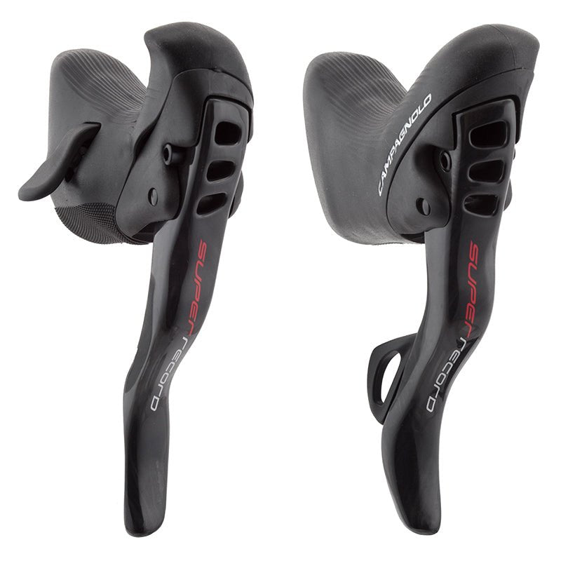 Shifters Campagnolo Campagnolo Super Record EPS 12-speed shifters EP19-SR12CEPS Pair 2x12sp Rim Brake Crbn Dark Slate Gray