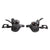 Shifters SunRace Sunrace DL-M933 Trigger Shifter DLM933 Pair 3x9sp 2 to 1 Blk 262g Dark Slate Gray