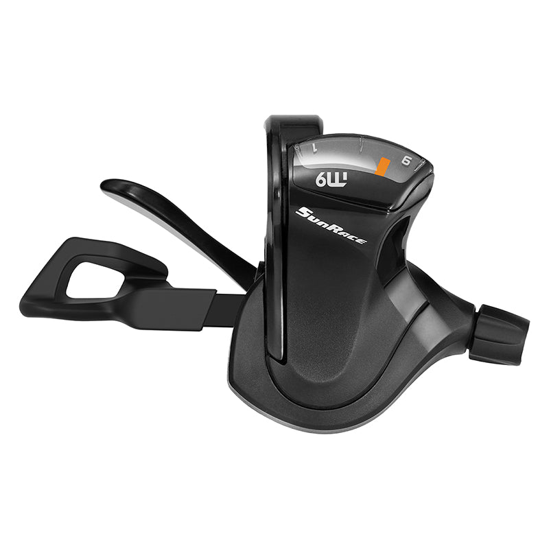Shifters SunRace Sunrace DL-M933 Trigger Shifter DLM933 Right 9sp 2 to 1 Blk 139g Dark Slate Gray