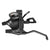 Shifters SunRace Sunrace M933 V Brake/Trigger Shifter STM933 Left 3sp V Brake Blk 212g Dark Slate Gray