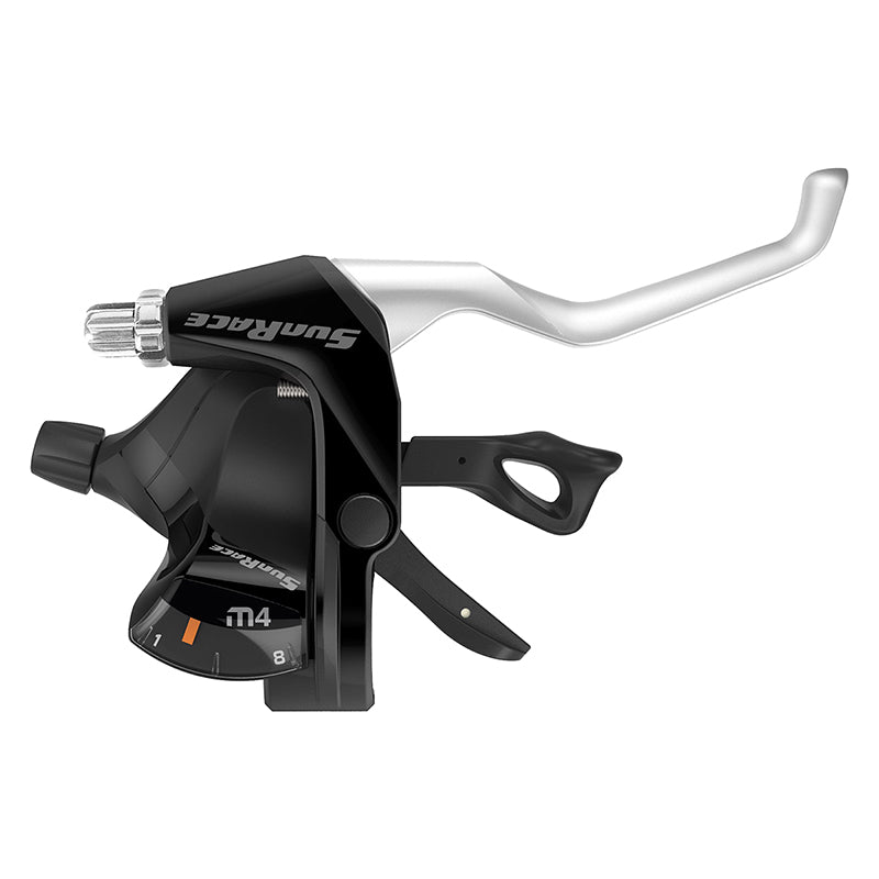 Shifters SunRace Sunrace M406 V Brake/Trigger Shifter STM406 Right 8sp V Brake Blk 219g Dark Slate Gray