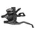 Shifters SunRace Sunrace STF803 Flat Bar V Brake/Trigger Shifter STF803 Left 2sp V Brake Blk Dark Slate Gray