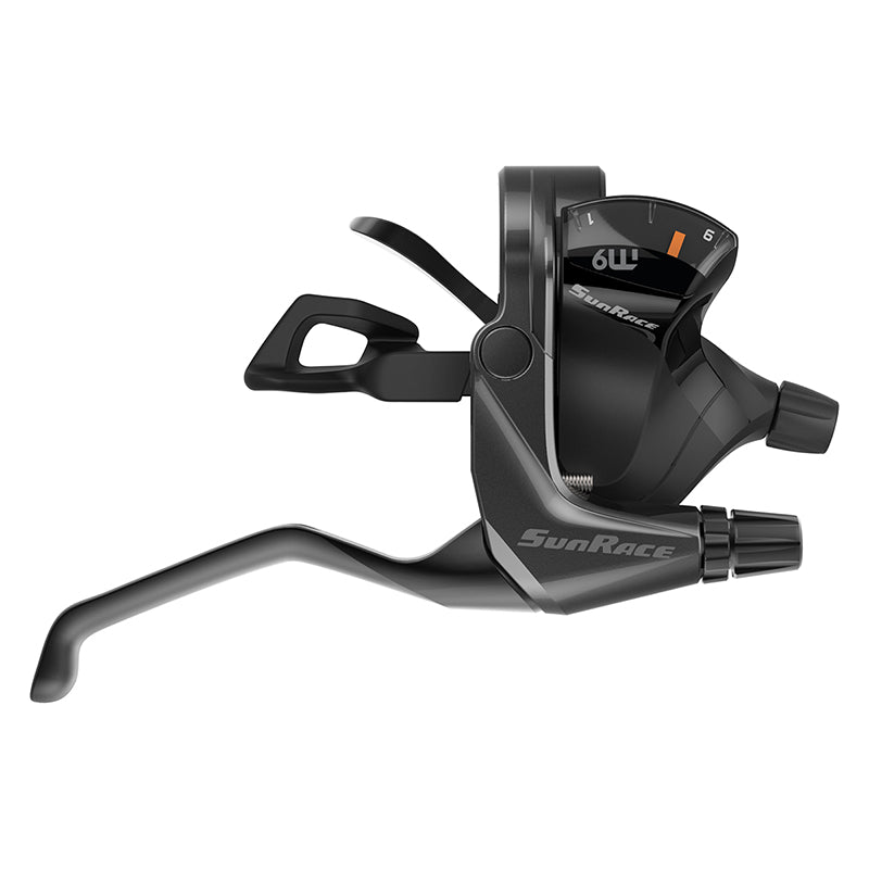 Shifters SunRace Sunrace M933 V Brake/Trigger Shifter STM933 Pair 3x9sp V Brake Blk 423g Dark Slate Gray