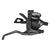 Shifters SunRace Sunrace M406 V Brake/Trigger Shifter STM406 Pair 3x8sp V Brake Blk 439g Dark Slate Gray