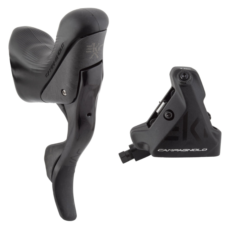 Brake/Shift Lever - Drop Bar Campagnolo Campagnolo EKAR Ergopower Control Shift/Brake Lever Disc Brake Caliper - Rear 1x13-Speed 140mm Hydraulic Caliper Dark Slate Gray