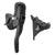 Brake/Shift Lever - Drop Bar Campagnolo Campagnolo Super Record Ergopower EPS Hydraulic Brake/Shift Lever Disc Caliper - Left/Front 12-Speed 160mm Flat Mount Caliper BLK Dark Slate Gray