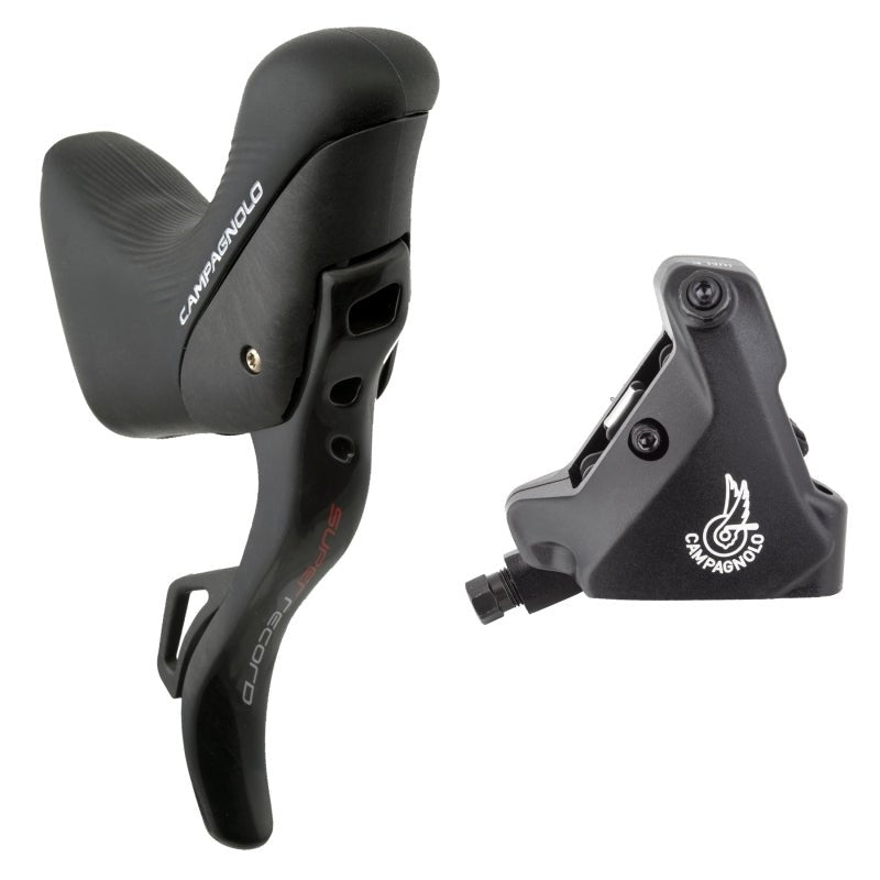 Brake/Shift Lever - Drop Bar Campagnolo Campagnolo Super Record Ergopower EPS Hydraulic Brake/Shift Lever Disc Caliper - Right/Rear 12-Speed 140mm Flat Mount Caliper BLK Dark Slate Gray